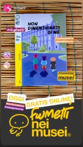 Fumetti nei musei, on line la graphic novel di Ghetti