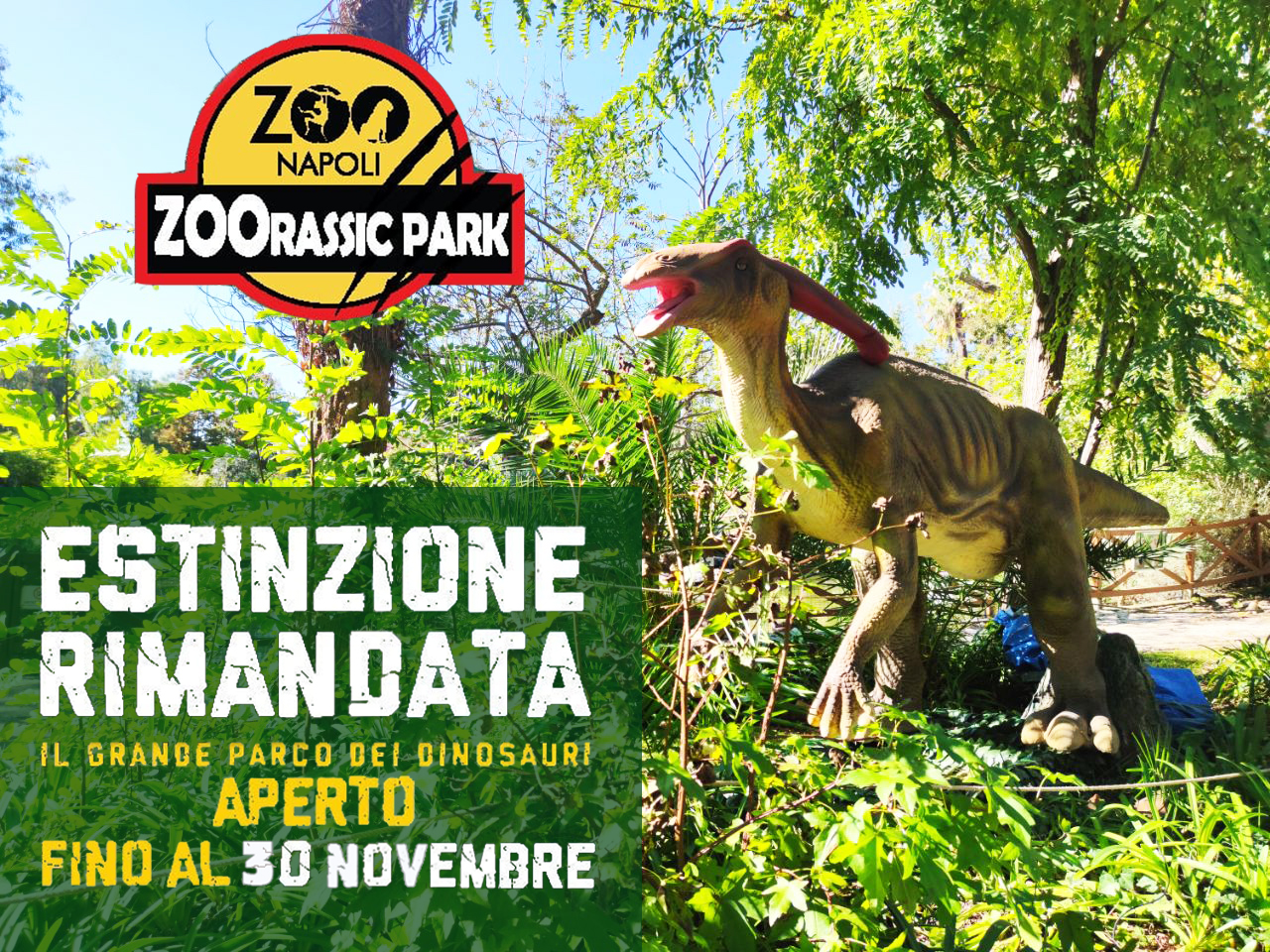 Continua fino al 30 novembre 2020 “Zoorassic Park!” allo Zoo di Napoli