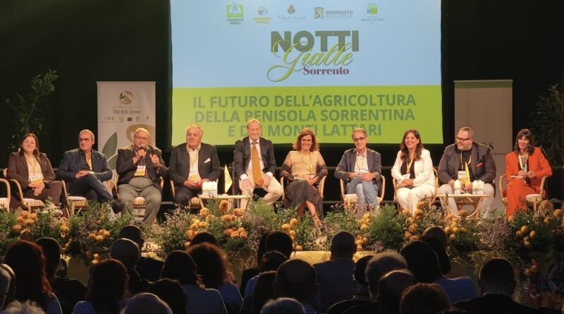 Premio Olio delle sirene, anteprima alle Notti gialle di Coldiretti a Sorrento